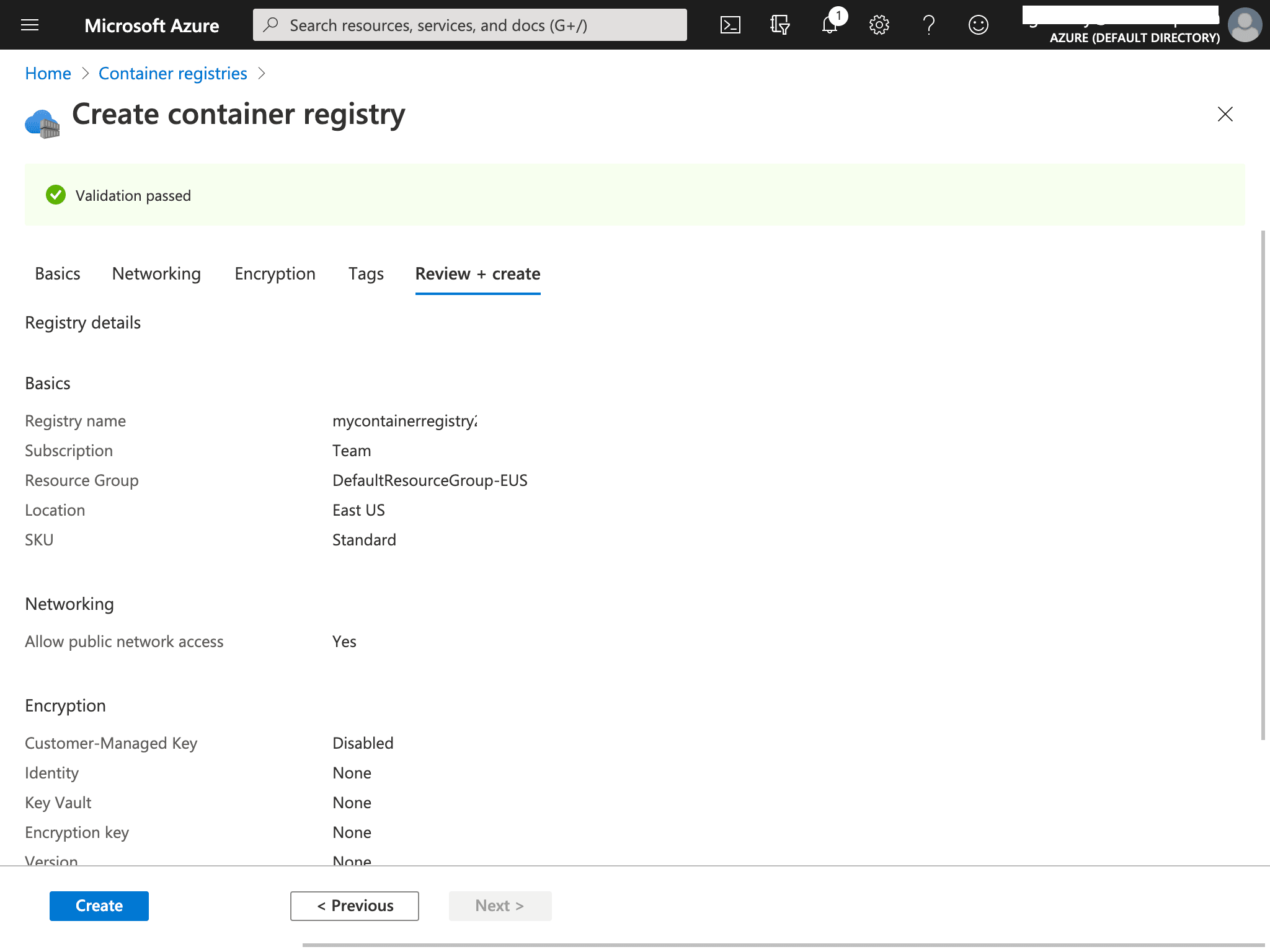 Azure Container Registry